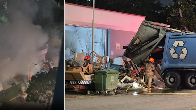 又有垃圾车失火 火患涉及车内废弃物品