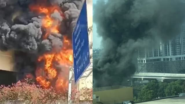 吉隆坡谷中城发生大火 所幸无人伤亡