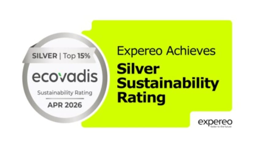 Expereo Achieves EcoVadis Silver Rating for Sustainable Supply Chain Performance