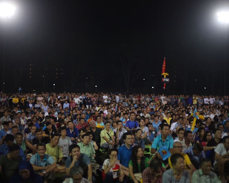 WP holds its third GE2015 rally