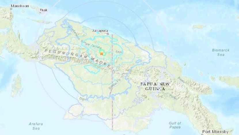 USGS: Gempa landa kawasan Jayapura, Indonesia USGS: Gempa landa kawasan Jayapura, Indonesia