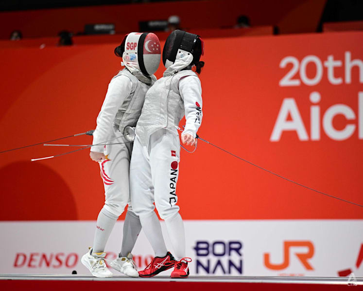 Singapore fencer Maxine Wong stuns defending champion on the way to Asian Games foil bronze