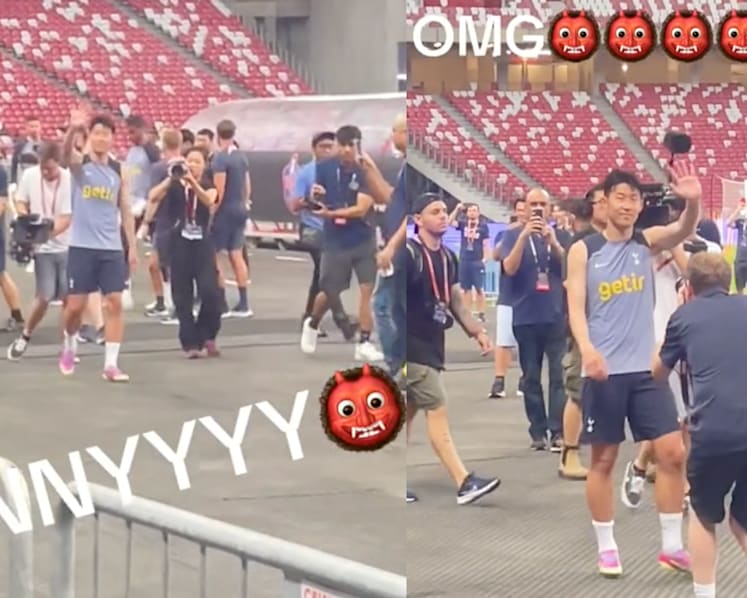 'I love you oppa!': Local fans go crazy seeing Korean footballer Son Heung Min after Tottenham Hotspur game at National Stadium