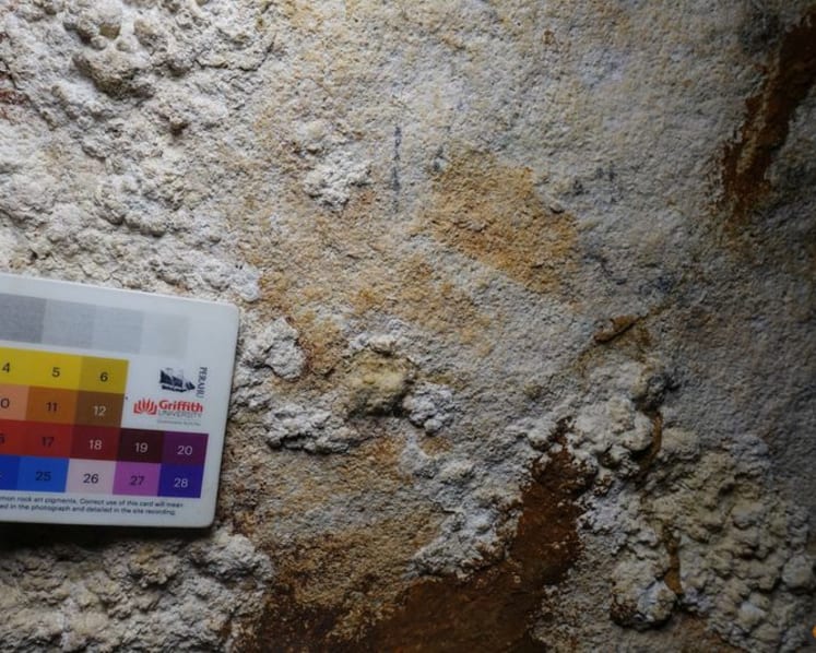 Hand stencil in Indonesian cave seen as the oldest-known rock art