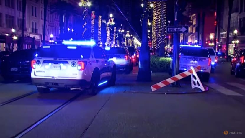 At least 10 killed after truck drives into large crowd in New Orleans