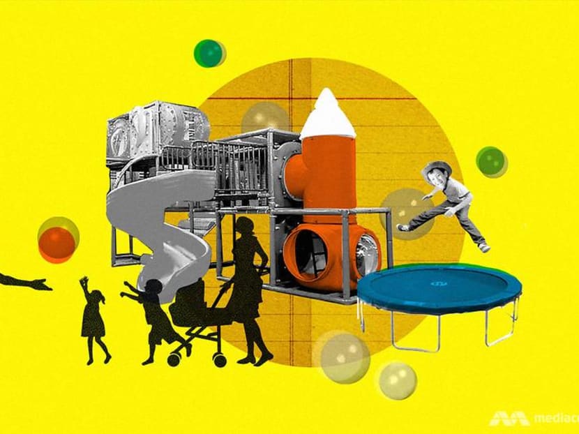 Pitfalls older parents face when taking their kids to the play gyms