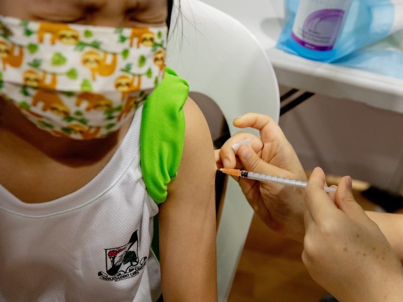 Singapore started vaccinating children aged five to 11 in December 2021. Singapore started vaccinating children aged five to 11 in December 2021.