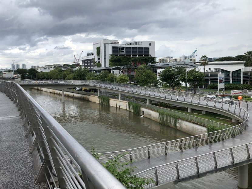 The curved ramp where cycling is allowed was opened in November.