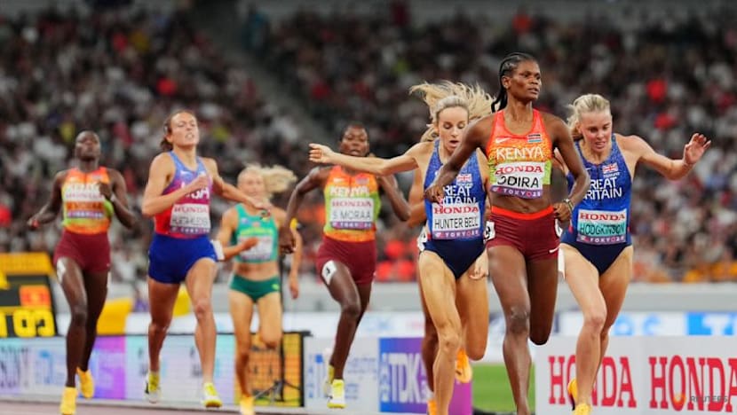 Kenyan Odira storms to shock 800m gold