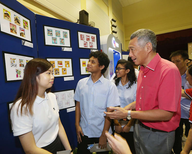 ITE student wins stamp-design contest with message of racial harmony