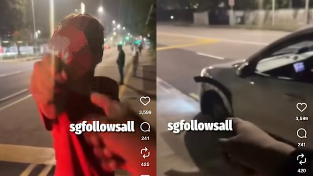 东海岸路撞车后爆冲突 手持电子烟司机助查