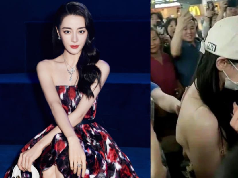 Chinese actress Dilireba touched inappropriately by fan at airport