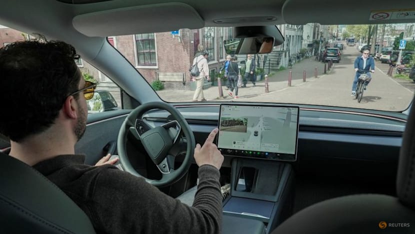 Inside one of Amsterdam's first supervised self-driving Teslas