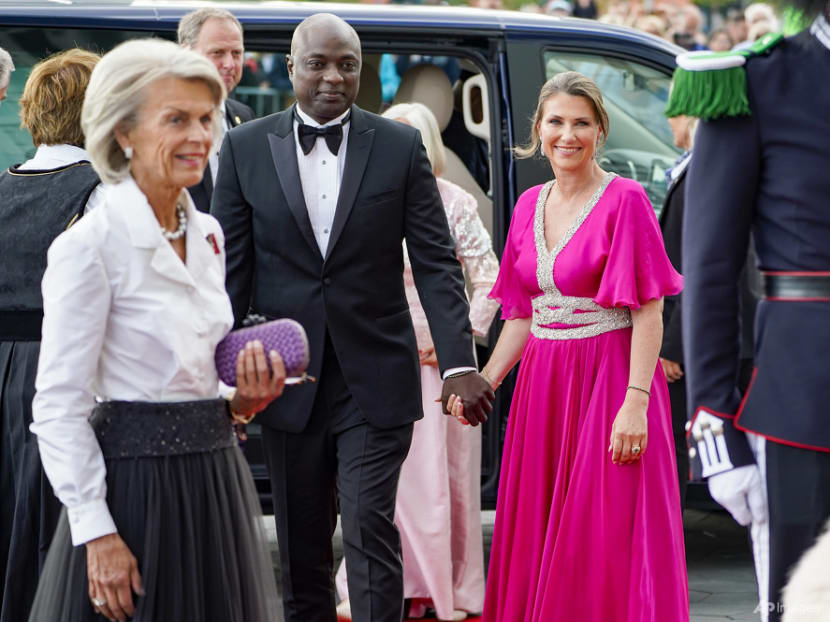 She's a Norwegian princess. He's an American self-professed shaman. Their wedding is this weekend