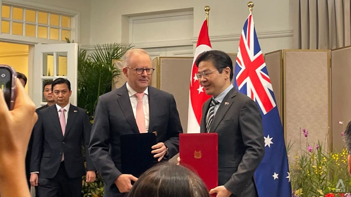 Watch: Singapore, Australia prime ministers hold joint press conference