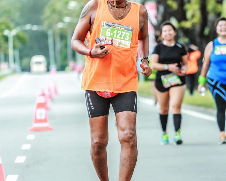 Running his way to better health