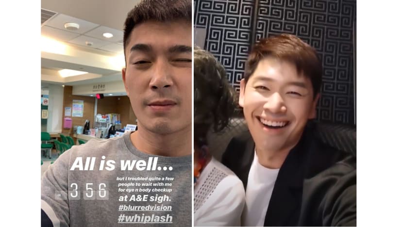 Elvin Ng, Romeo Tan involved in car accident in Taipei Elvin Ng, Romeo Tan involved in car accident in Taipei