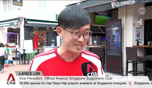 Singapore fans celebrate as Arsenal clinch first Premier League title in more than 20 years
