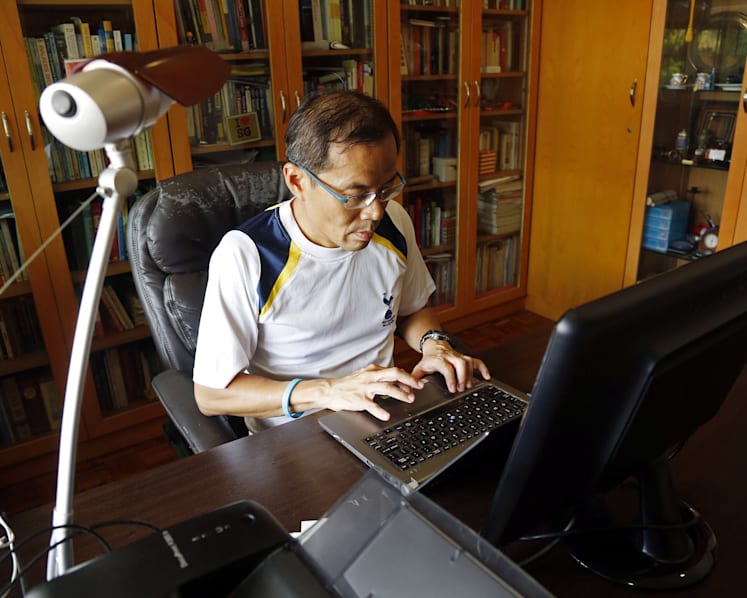 For ex-triathlete Dennis Tan, a race to cover as much ground as possible