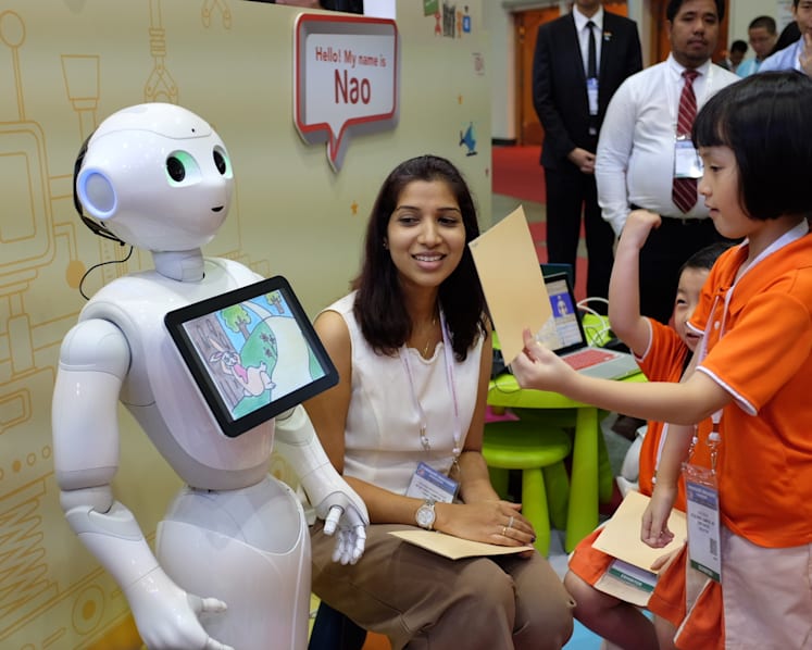 Robots in pre-schools ‘make lessons interactive, fun’
