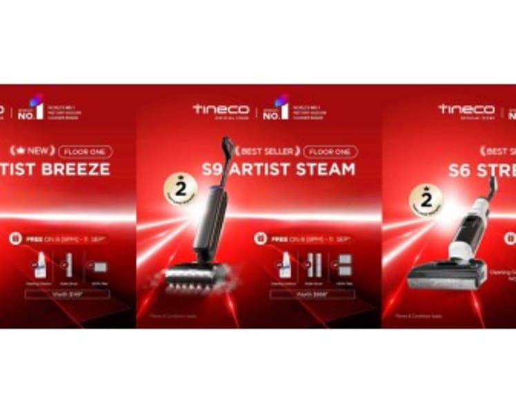 Tineco Celebrates 9.9 with Promotional Prices Storewide and New S9 Artist Breeze