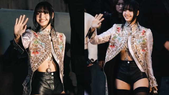 才和Taylor Swift本地世纪同框　Lisa惊喜压轴现身巴黎时装秀