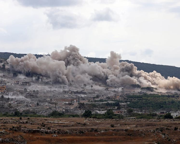 Lebanon says Israeli army set off large explosion in south