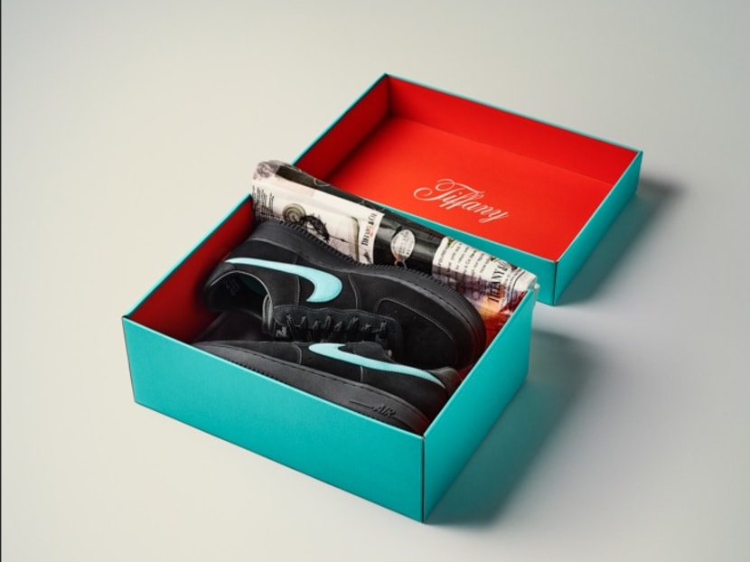 Nike, Tiffany & Co team up for Air Force 1 sneaker collaboration Nike, Tiffany & Co team up for Air Force 1 sneaker collaboration