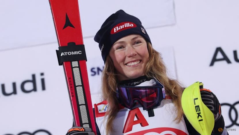Alpine skiing-Shiffrin wins Flachau slalom in US one-two with Moltzan