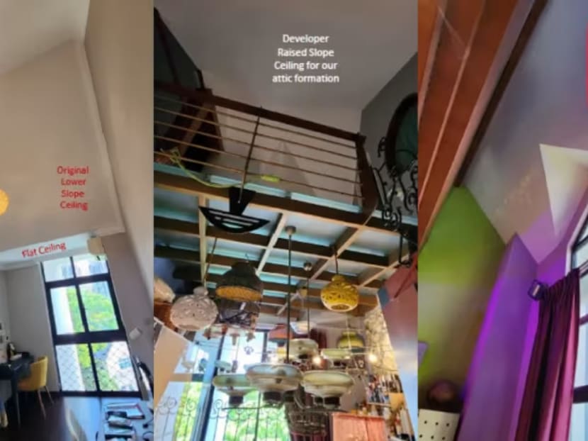 The couple claimed that they had obtained approval from the developer to build the mezzanine attics.
The couple claimed that they had obtained approval from the developer to build the mezzanine attics.
