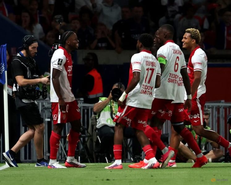 Monaco rally to edge winless PSG as Lyon beat Auxerre in Ligue 1