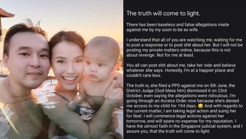 Joshua Ang Suing Ex-Wife For Libel After She Accused Him Of Being “An Abusive, Violent & Irresponsible” Father