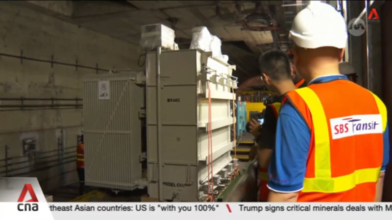 Some North-East Line power components replaced earlier to ensure rail reliability Some North-East Line power components replaced earlier to ensure rail reliability