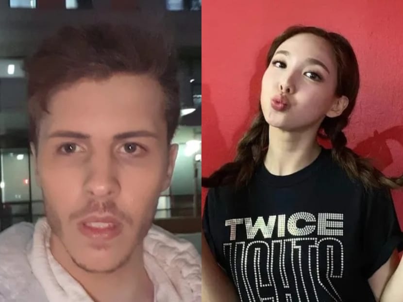 A statement by JYP Entertainment said that Nayeon (right) felt ‘anxious’ after the unsettling encounter with Josh.