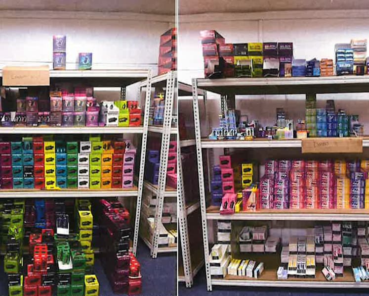 Malaysian nabbed at warehouse jailed for having over 35,000 vapes or related components for sale