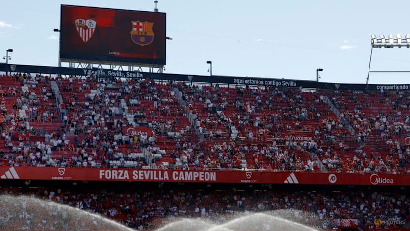 Sevilla stadium partially closed after fans throw objects in derby