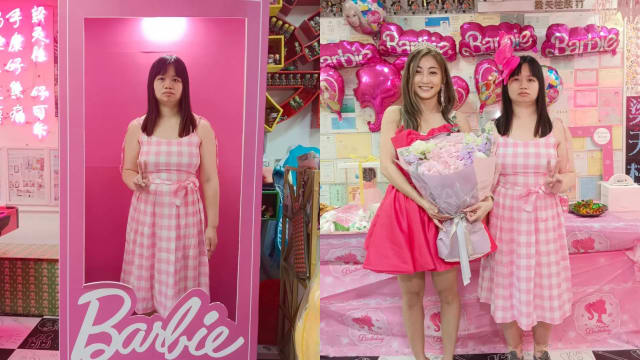 薛影仪扮Barbie　网民酸：像纸扎公仔
