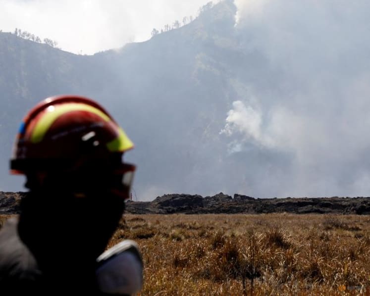 Fire near Indonesia's Mount Bromo extinguished but new hotspots emerge
