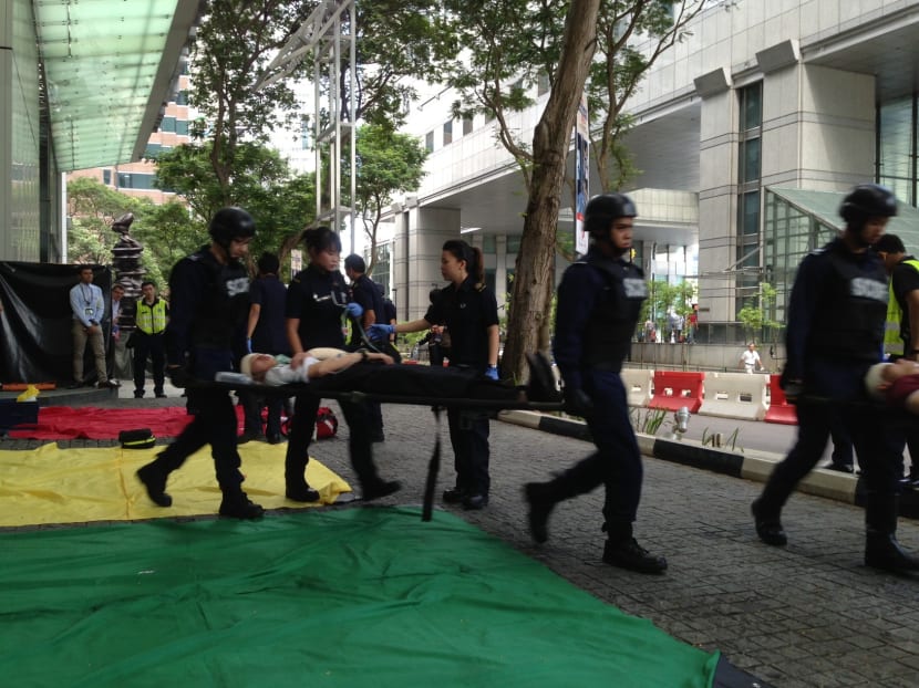 Gallery: Exercise Heartbeat 2013 in Biopolis and Raffles Place