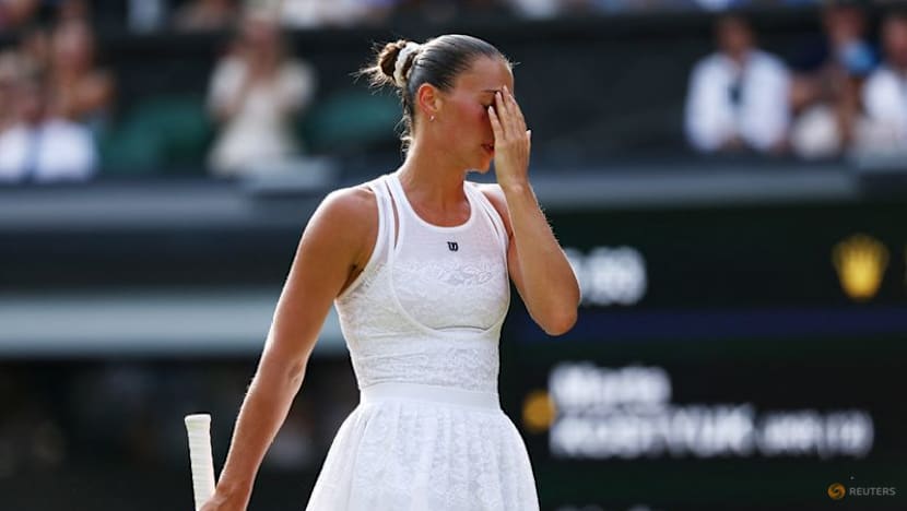 Noskova downs Kostyuk to set up all-Czech Wimbledon final