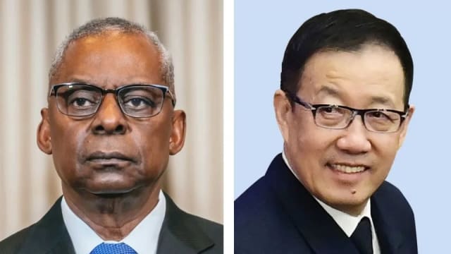美中防长通过视像通话 近18个月来首次正式对话