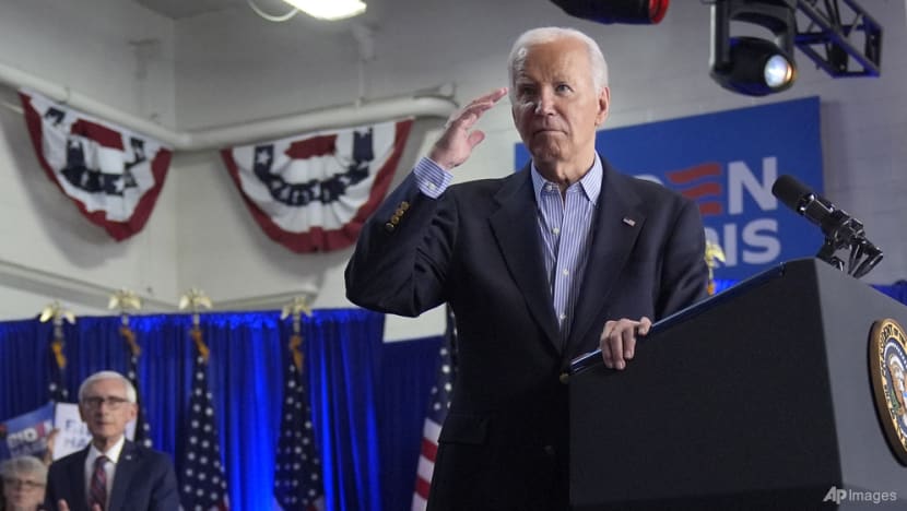 Defiant Biden tells Democrats he is 'staying in the race' Defiant Biden tells Democrats he is 'staying in the race'