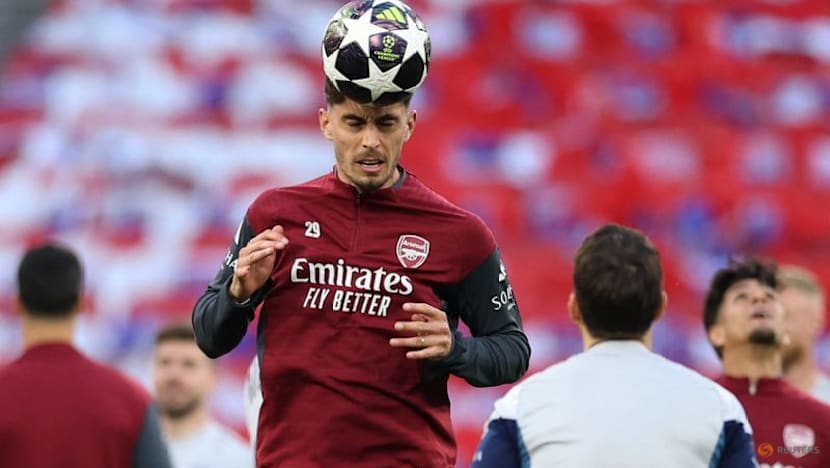 Timber on the bench, Havertz starts for Arsenal against PSG in Champions League final