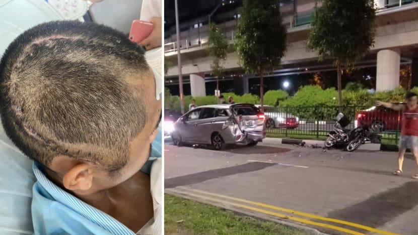 S$70,000 in donations raised for GrabFood rider left with brain injuries after accident