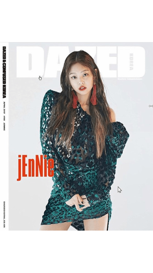 BLACKPINK′s Jennie Featured on Cover of ′Dazed′ - 8days