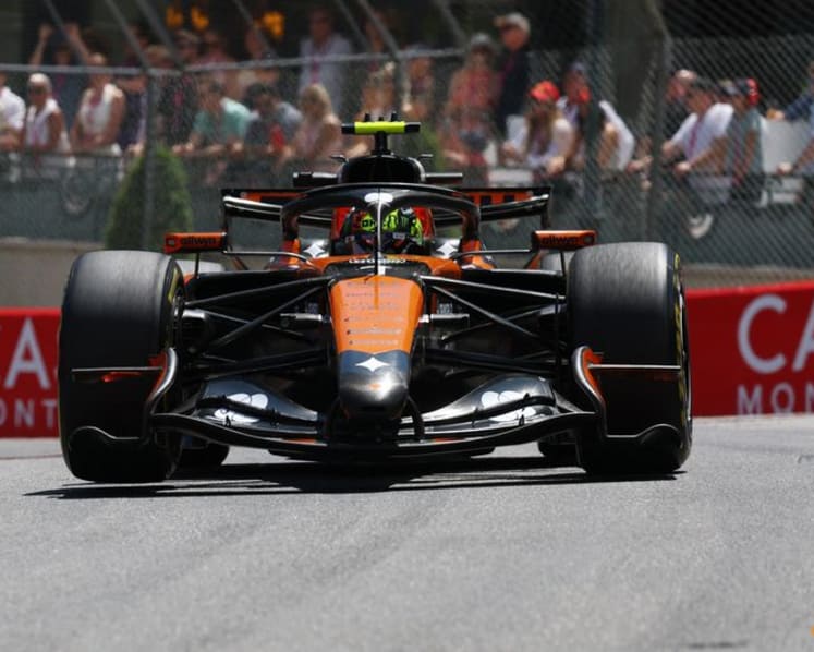 Norris on back foot in Monaco after qualifying eighth in McLaren struggle