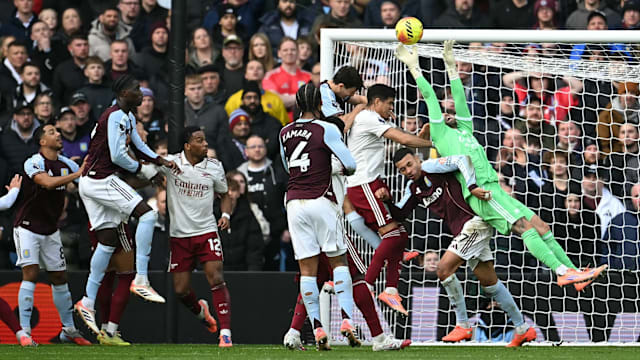 英超：阿斯顿维拉补时进球击败阿申纳