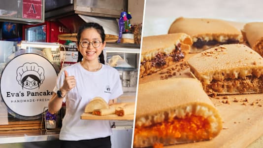 Young Hawker Behind $1.20 Min Jiang Kueh At Eva’s Pancake Closing Stall After 6 Years