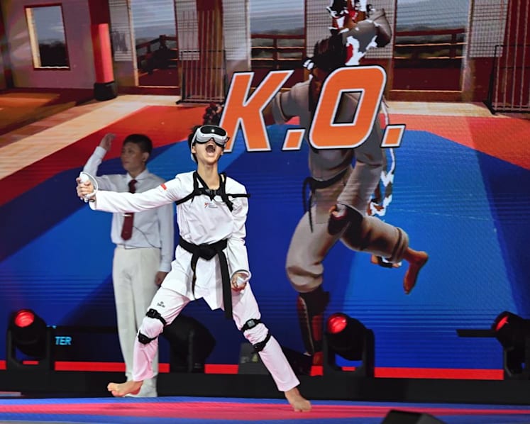 Singaporean wins taekwondo event on final day of inaugural Olympic Esports Week