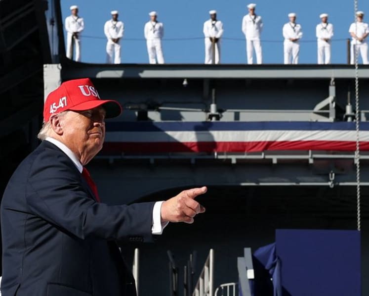 Trump says US hit another boat off Venezuela coast on Saturday